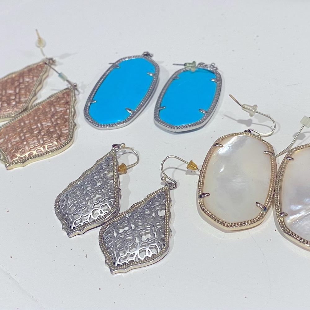 Kendra Scott set of 4 earrings